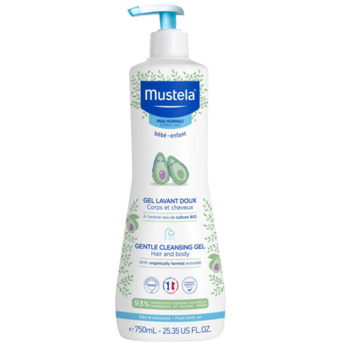 Mustela gel de baño suave  1 envase 750 ml