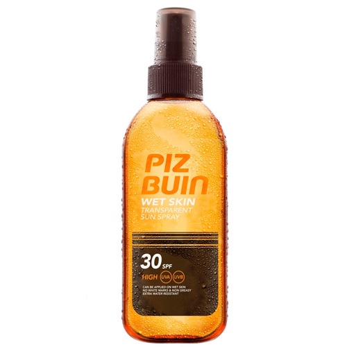 SPRAY SOLAR CORPORAL TRANSPARENTE piz buin wet skin fps - 30 proteccion alta (150 ml)