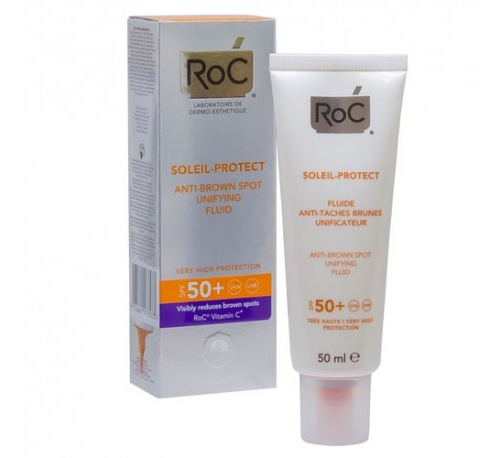 ALTA TOLERANCIA SPF 50+ roc soleil protect fluido unificante antimanchas (50 ml)