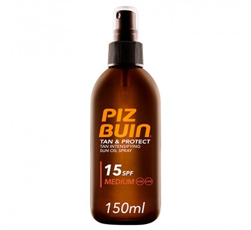 ACEITE EN SPRAY SOLAR ACELERADOR DE BRONCEADO piz buin fps - 15 proteccion media (150 ml)