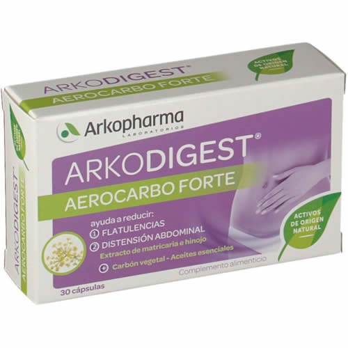 Aerocarbo arkodigest (30 capsulas)
