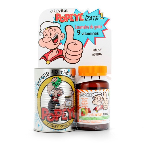 arkovital popeye polivitaminico caramelo de goma (60 caramelos)