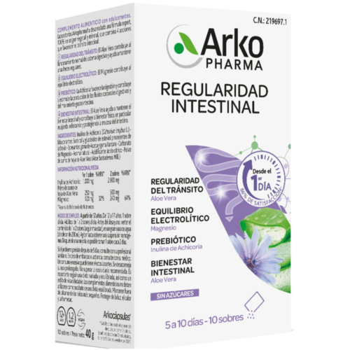 Arkopharma regularidad intestinal arkocapsulas 10 sobres