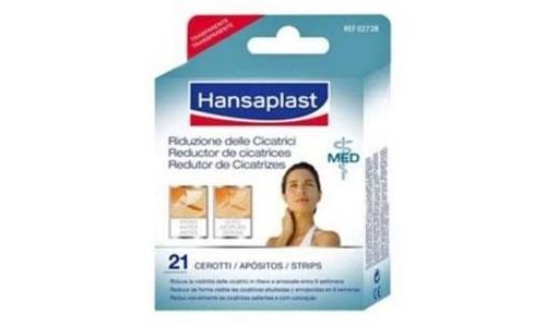 hansaplast med reductor de cicatrices (7 cm x 4 cm 21 tiras)