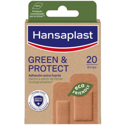 Hansaplast green & protect aposito adhesivo surtido 20 unidades - aposito adhesivo