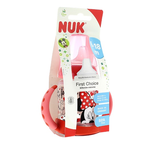 NUK ENTRENA biberon fc pp silicona (150 ml disney mickey)