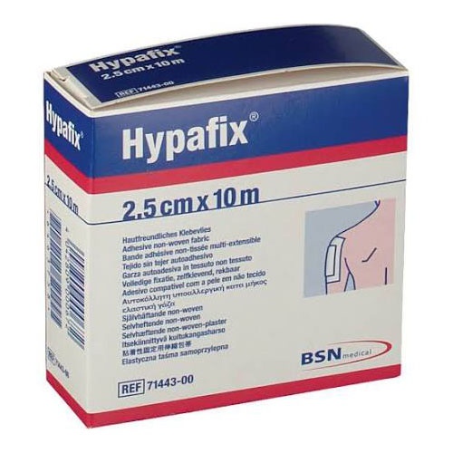 Hypafix - gasa adhesiva para fijacion de apositos (1 unidad 10 m x 2,5 cm)