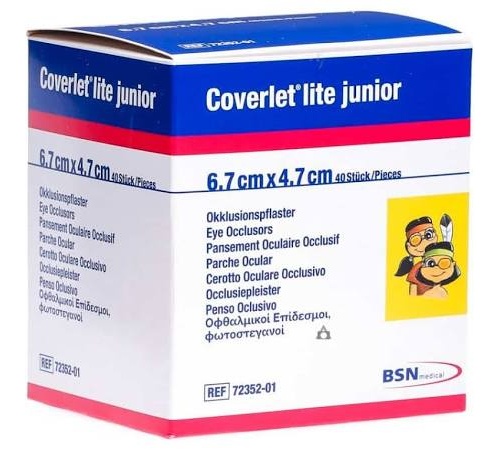 PARCHES OCULARES coverlet lite (junior 6,7 x 4,8 cm)