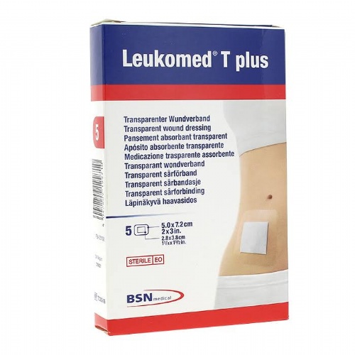 APOSITO ESTERIL ADH leukomed t plus (5 x 7.2 cm 5 apositos)