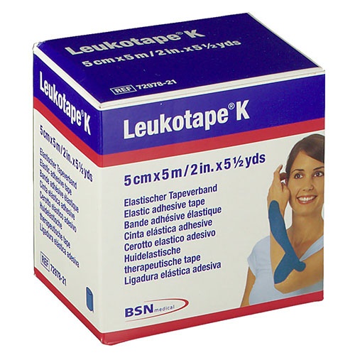 VENDAJE NEUROMUSCULAR TECNICA VNM leukotape k (azul 5 cm x 5 cm)