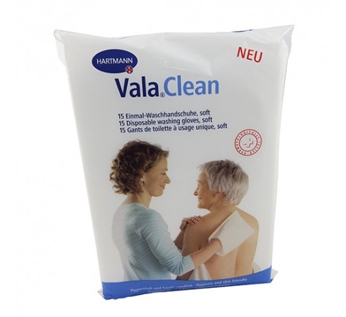 VALA CLEAN manopla limpieza desechable (15 u)