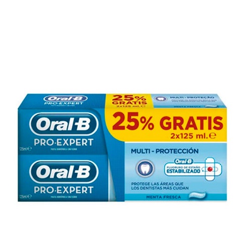 PASTA DENTIFRICA oral-b pro expert proteccion profesional (pack 125 ml 2 u)