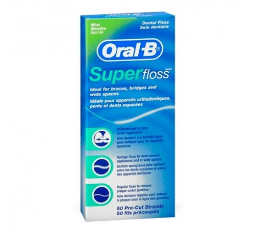 SEDA DENTAL oral-b superfloss (50 u)