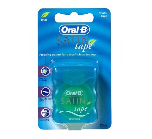 CINTA DENTAL satin tape fluor (menta 25 m)