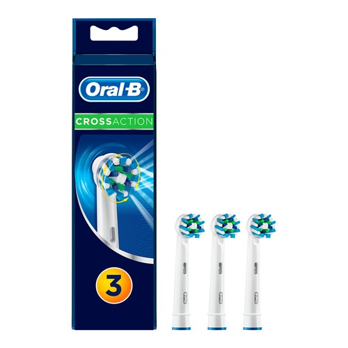 ORAL B CROSS ACTION cepillo dental electrico recambio (3 cabezales)