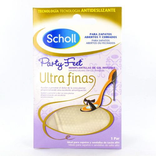 scholl party feet mini plantillas gel (ultrafinas)