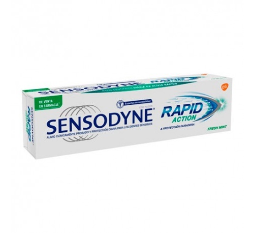 sensodyne rapid pasta dental (fresh mint 75 ml)