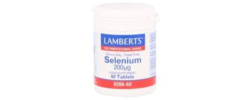 Selenio 200 mg 60 tab lamberts