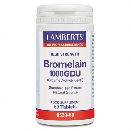 Bromelina 500 mg 60 caps lambe