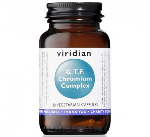 Viridian g.t.f. cromo (200ug) complex 30 veg cap