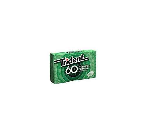 Chicle trident 60 min hier 16u