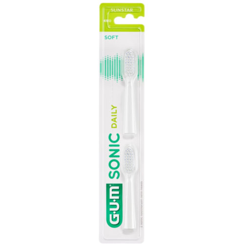 Cepillo dental sonico gum sonic daily 2 recambios color blanco - gum sonic daily