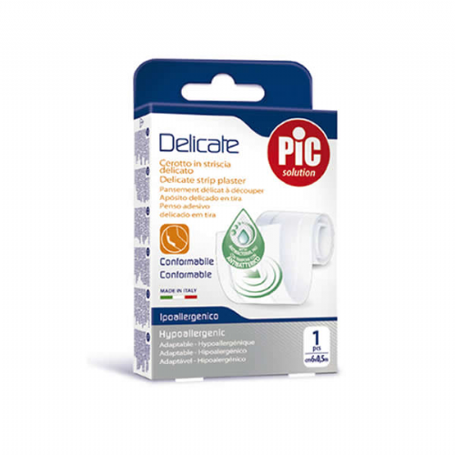 APOSITO ADHESIVO pic delicate tnt antibacteriano (blanco 6 x 50 cm)