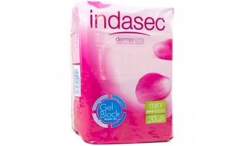 indasec mini compresa perdidas leves (22 absorb)