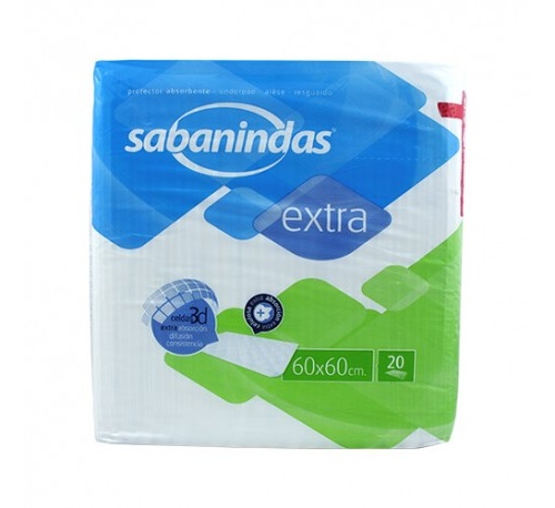 SABANINDAS protector de cama (60 x 60 20 u)