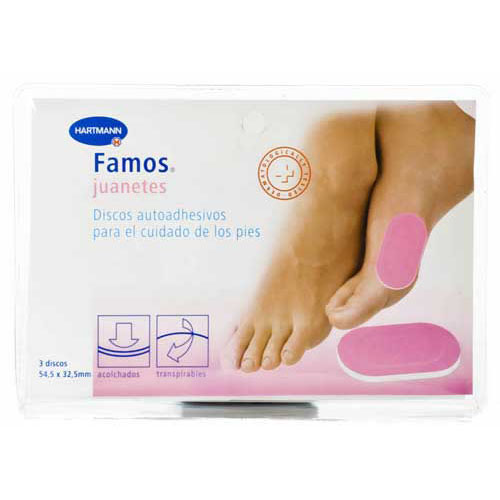 tiritas pies juanetes (54.5x 32.5 mm 6 u)
