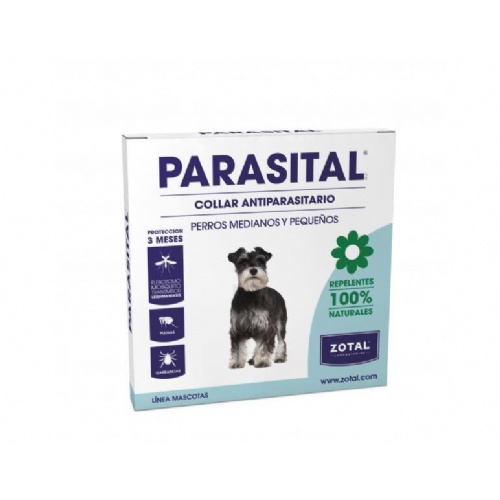 Parasital collar perr med/peq zotal