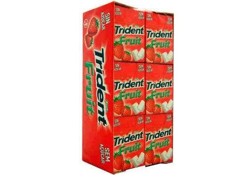 Chicle trident fresa grag ca24