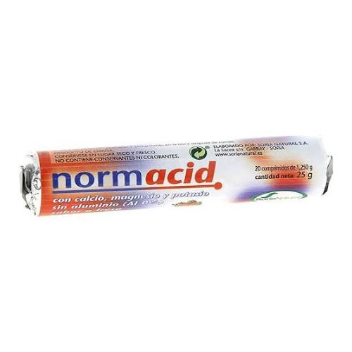 Soria normacid comprimidos 20u