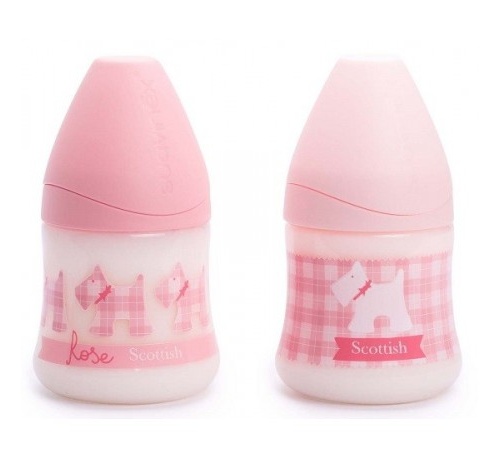 SUAVINEX 3 POSICIONES biberon pp boca ancha t latex anatomica (150 cc + t1 m rosa)