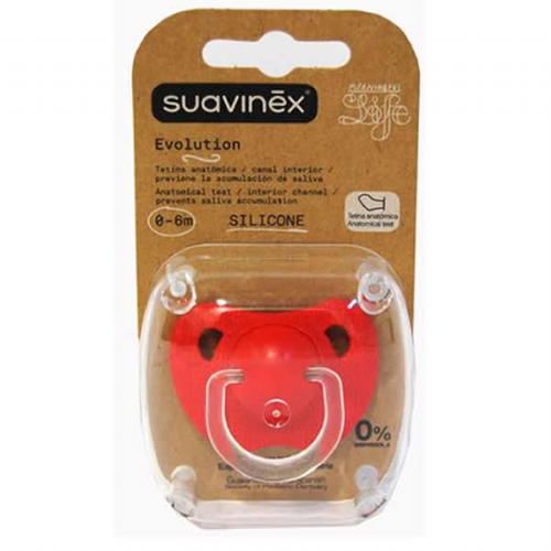 SUAVINEX EVOLUTION chupete silicona t anatomica (+ 6 m)