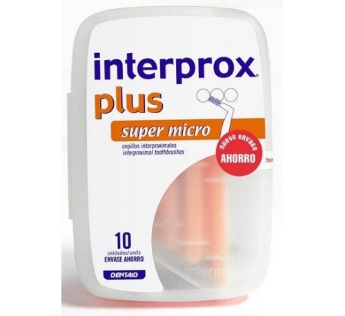 INTERPROX PLUS cepillo espacio interproximal (super micro envase ahorro 10 u)