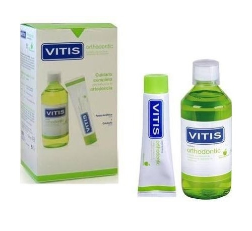 vitis orthodontic pasta dentifrica y colutorio (pack)