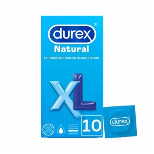 Durex natural xl - preservativos (12 u)