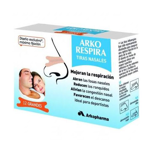 TIRA ADH NASAL arkorespira (gde 12 tiras)