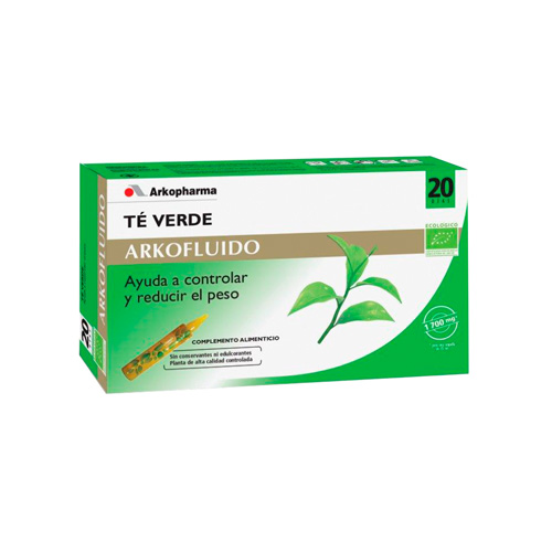 te verde ampollas (20 viales)