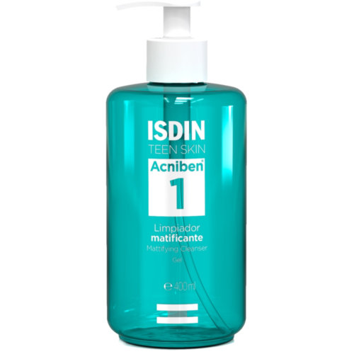 Isdin oily skin acniben limpiador matificante gel  1 frasco 400 ml