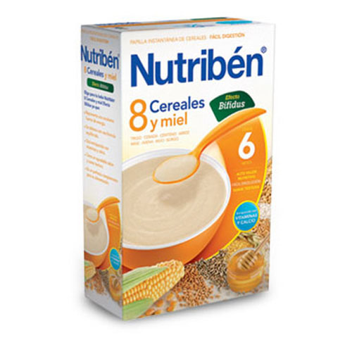 papilla nutriben 8 cereales y miel digest (300 g)