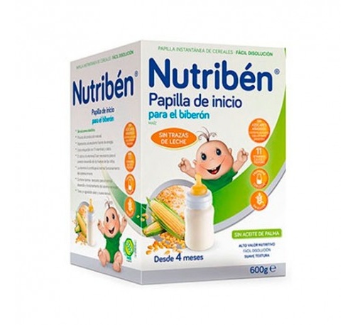 PAPILLA SIN GLUTEN nutriben inicio biberon (600 g)