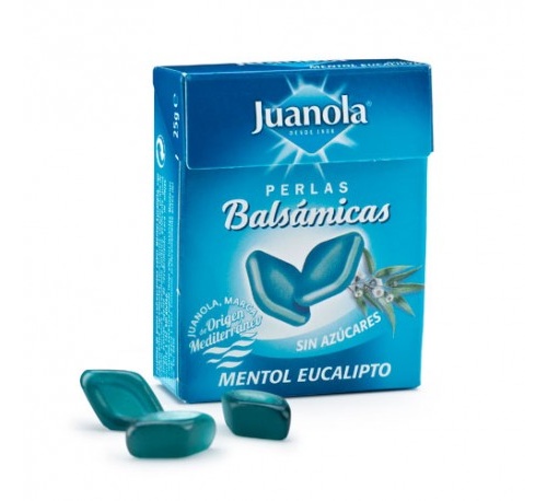 juanola perlas mentol eucalipto (25 g)
