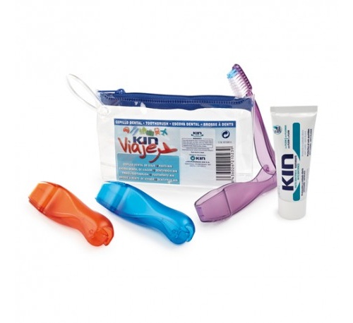 KIN VIAJE +PASTA KIN cepillo dental adulto (25 ml)