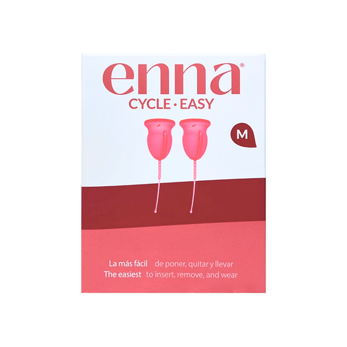 Enna copa menstrual easy 2 unidades talla m + caja esterilizadora
