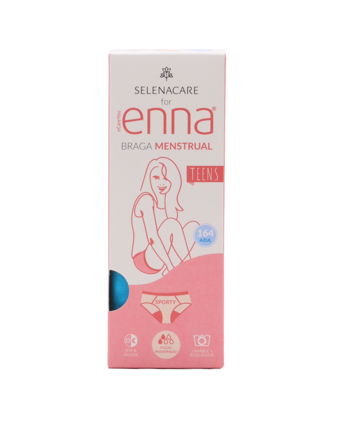 Selenacare braga menstrual teens azul talla 164