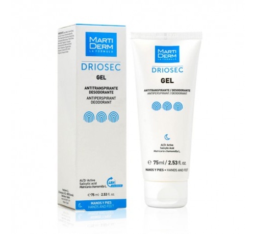 ANTITRANSPIRANTE martiderm driosec gel (75 ml)