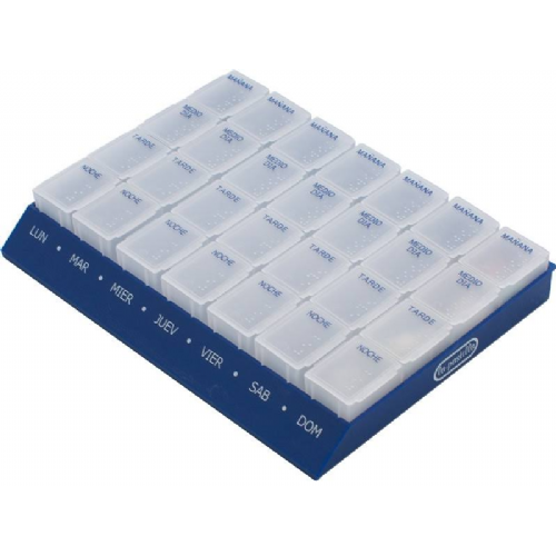 SG - 4 ORGANIZADOR DE MEDICAMENTOS pastillero semanal (semanal 4t diaria gde)