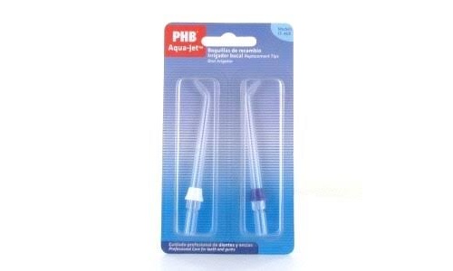Irrigador bucal electrico - phb aqua jet boquillas de recambio (2 u)